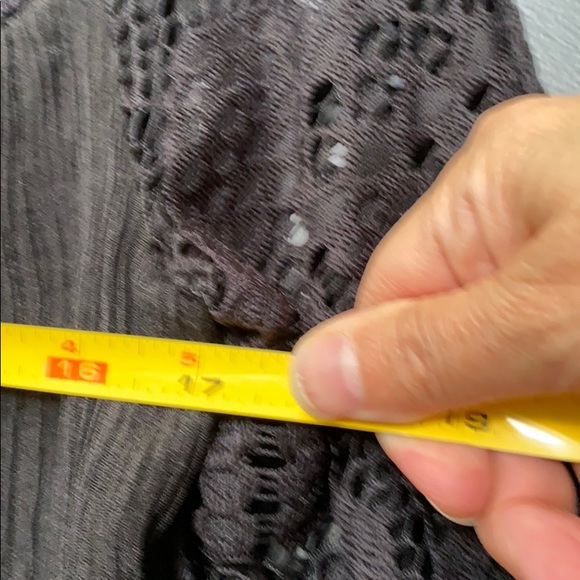 SALE $7 Karen Hart Lace Neckline Black Dress S - Picture 12 of 14